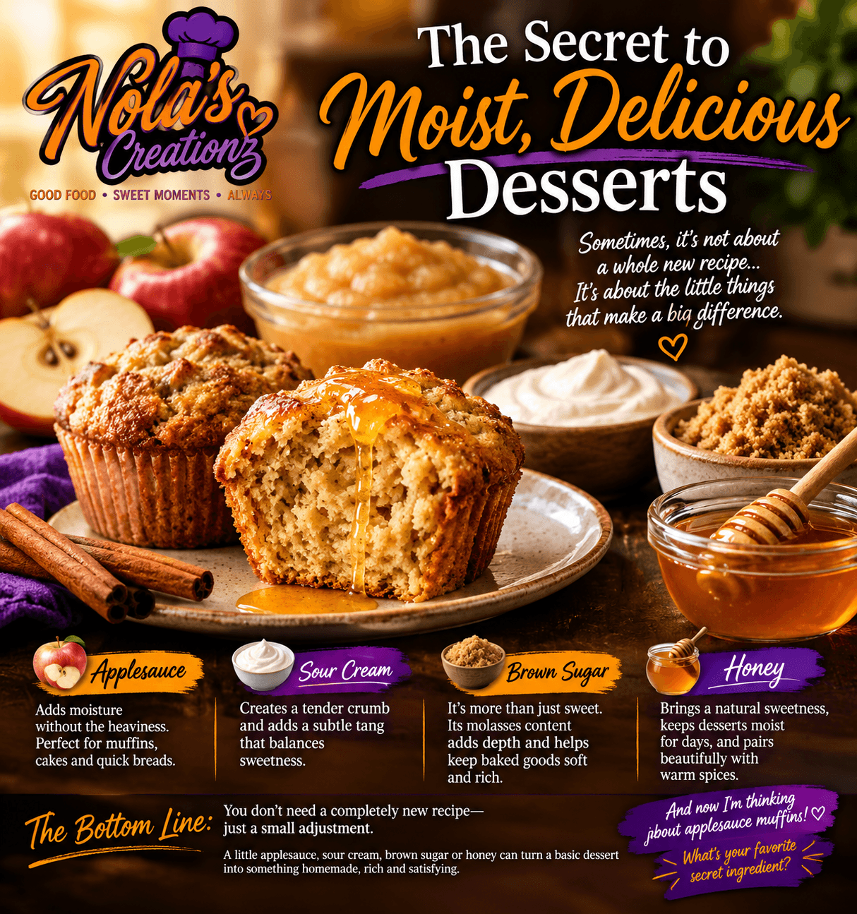 The Secret to Moist, Delicious Desserts